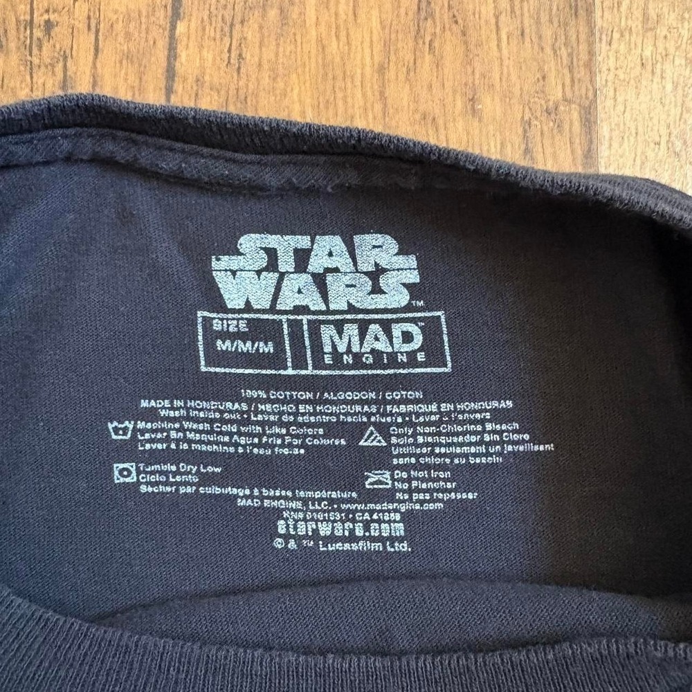 Star Wars Grogu baby Yoda black long sleeve shirt - Picture 3 of 4